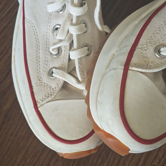 Converse Run Star Hike Platform Canvas Parchment  size 10 men's 11.5 Women - Picture 4 of 11